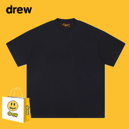 Drew T-shirts Short-Sleeved Clothes Smiley Face Short Sleeve round Neck