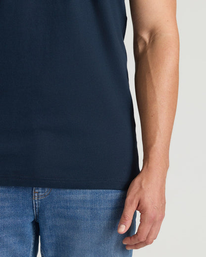Navy Tall Heavyweight Pocket Crew