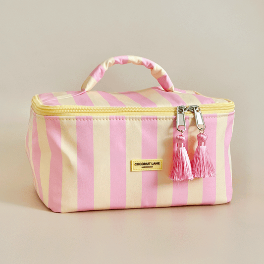 Travel Vanity Case - Pink Lemonade