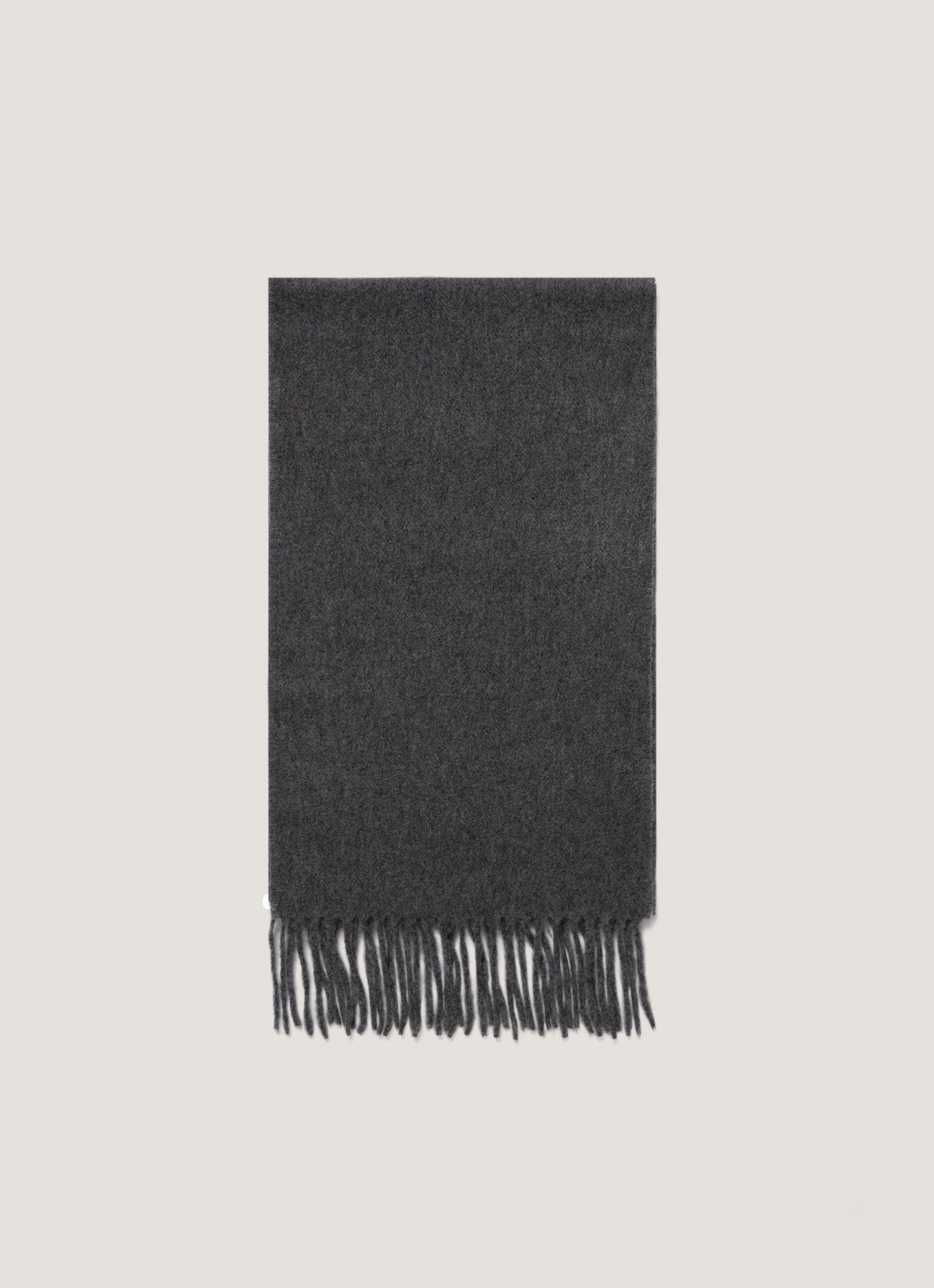 Cashmere Scarf In Charcoal Melange Asca9467 Gyad