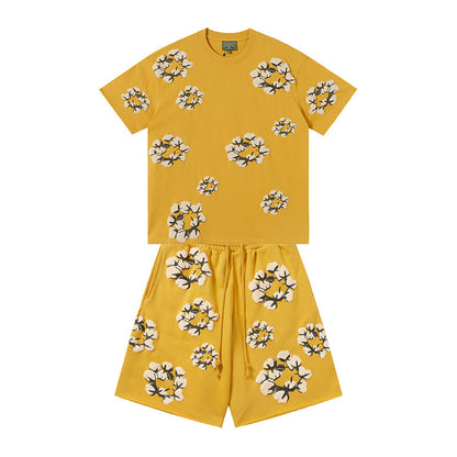 Denim Tears T-shirt & Shorts 2 Piece Set
