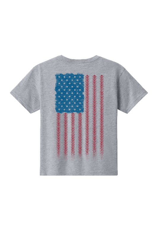 Baseball Flag - Youth Heavyweight Tee