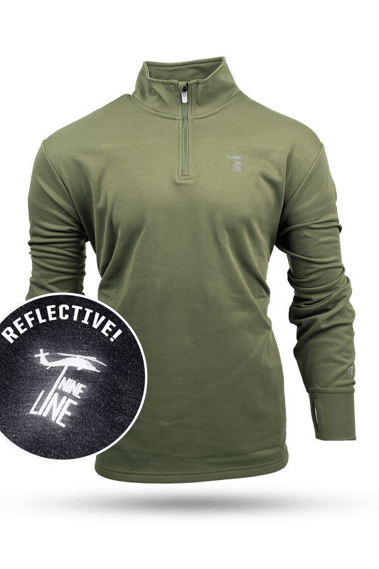 Champion™ Athletic 1/4 Zip Jacket with Reflective Dropline