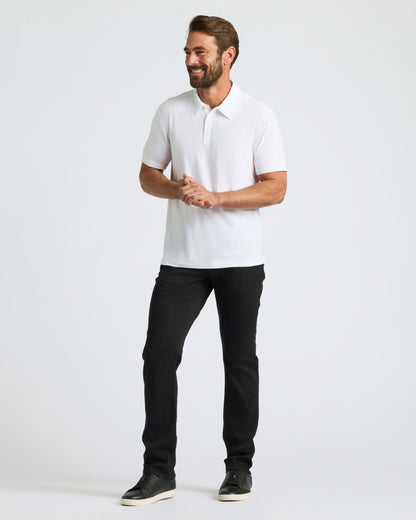 White Active Polo