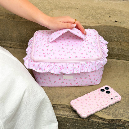 Wavy Phone Case - Ditsy Floral Pink