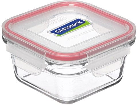 Glasslock Oven Safe Glass Food Container 405ml Square | Freezer, Oven & Air Fryer Safe