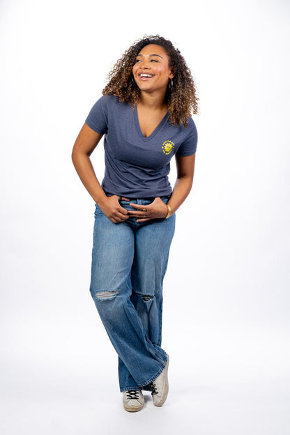 Have the Day U Deserve - Women's V-Neck T-shirt