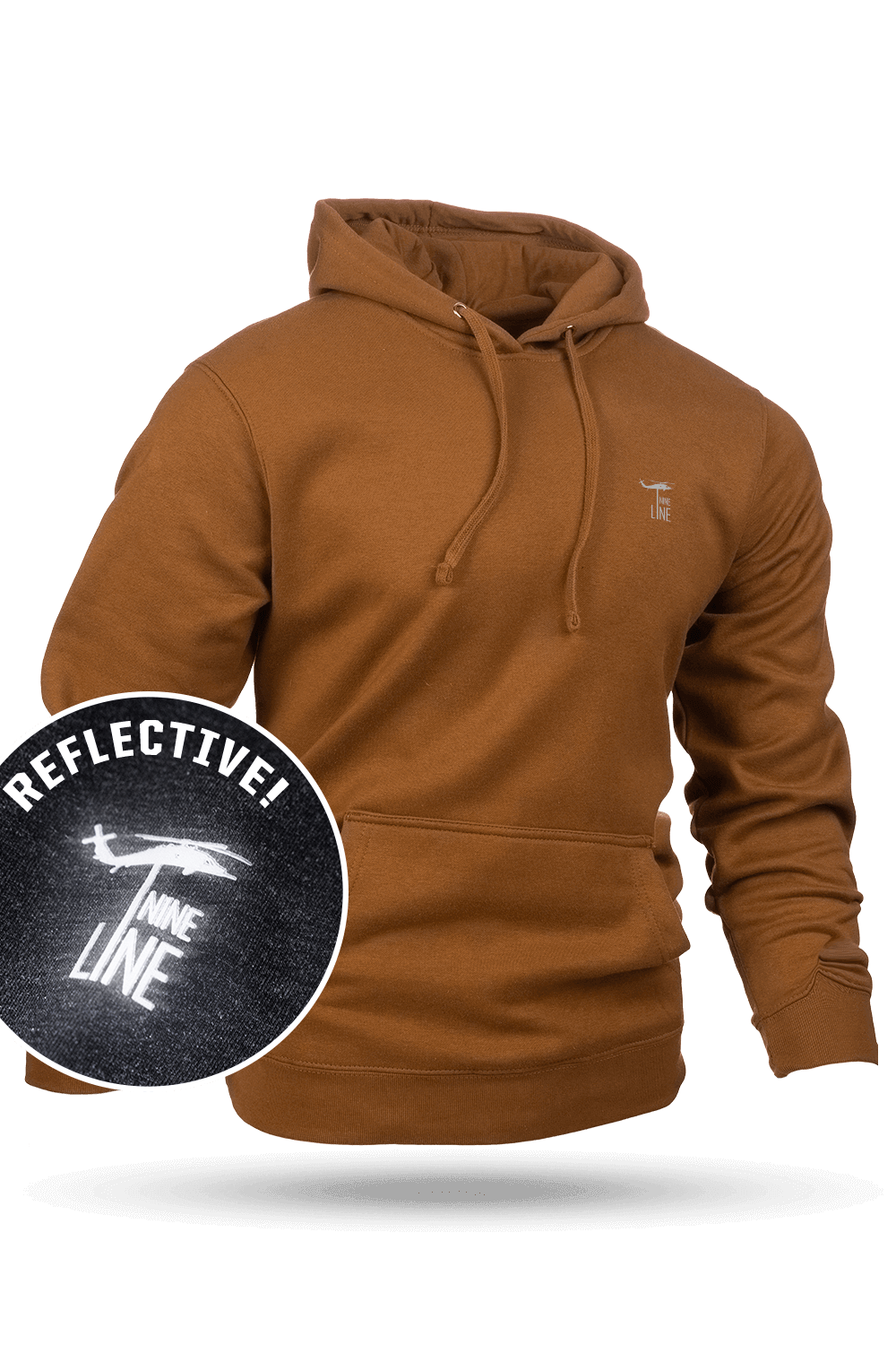 Reflective Dropline Logo - Hoodie