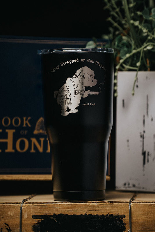 Pooh Bear - 30 oz Laster Etched Tumbler