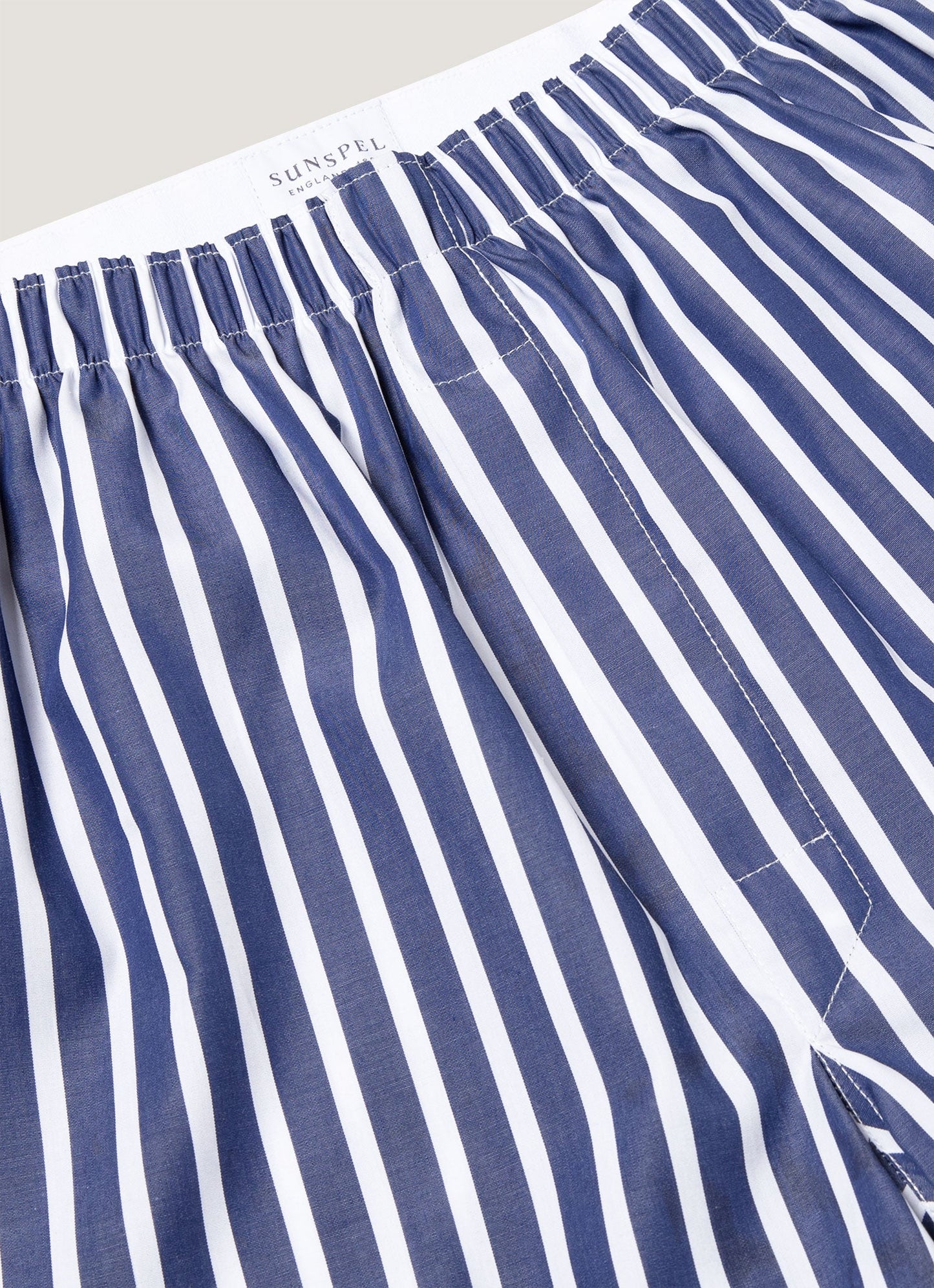 Mens Classic Boxer Shorts In Navy White Mbox4700 Stli
