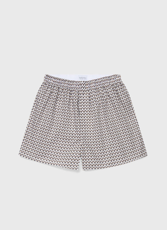 Mens Classic Boxer Shorts In Liberty Fabric In Hector Mbox4701L Midb