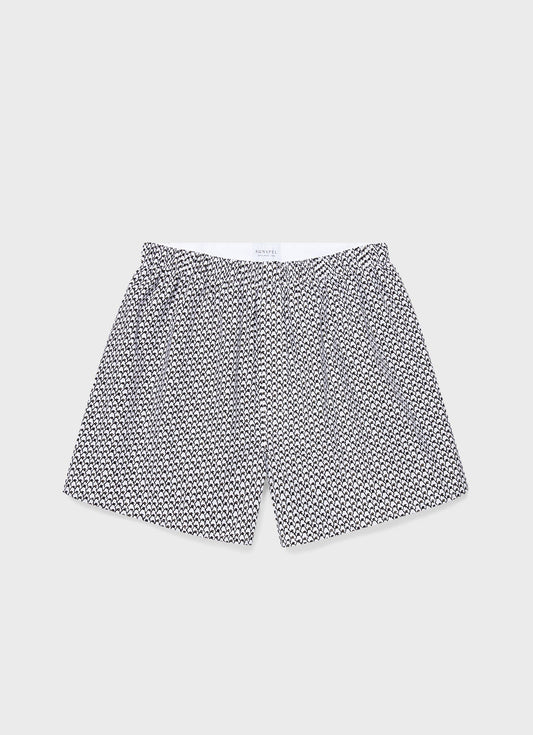 Mens Printed Boxer Shorts In Penguin Colony