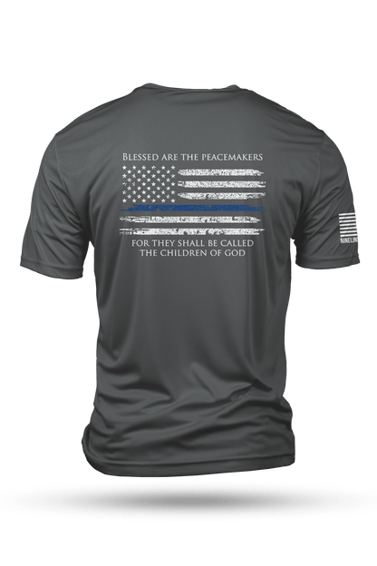 Thin Blue Line - Moisture Wicking T-Shirt