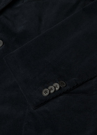 Mens Corduroy Blazer In Navy Mjac7179 Buaa