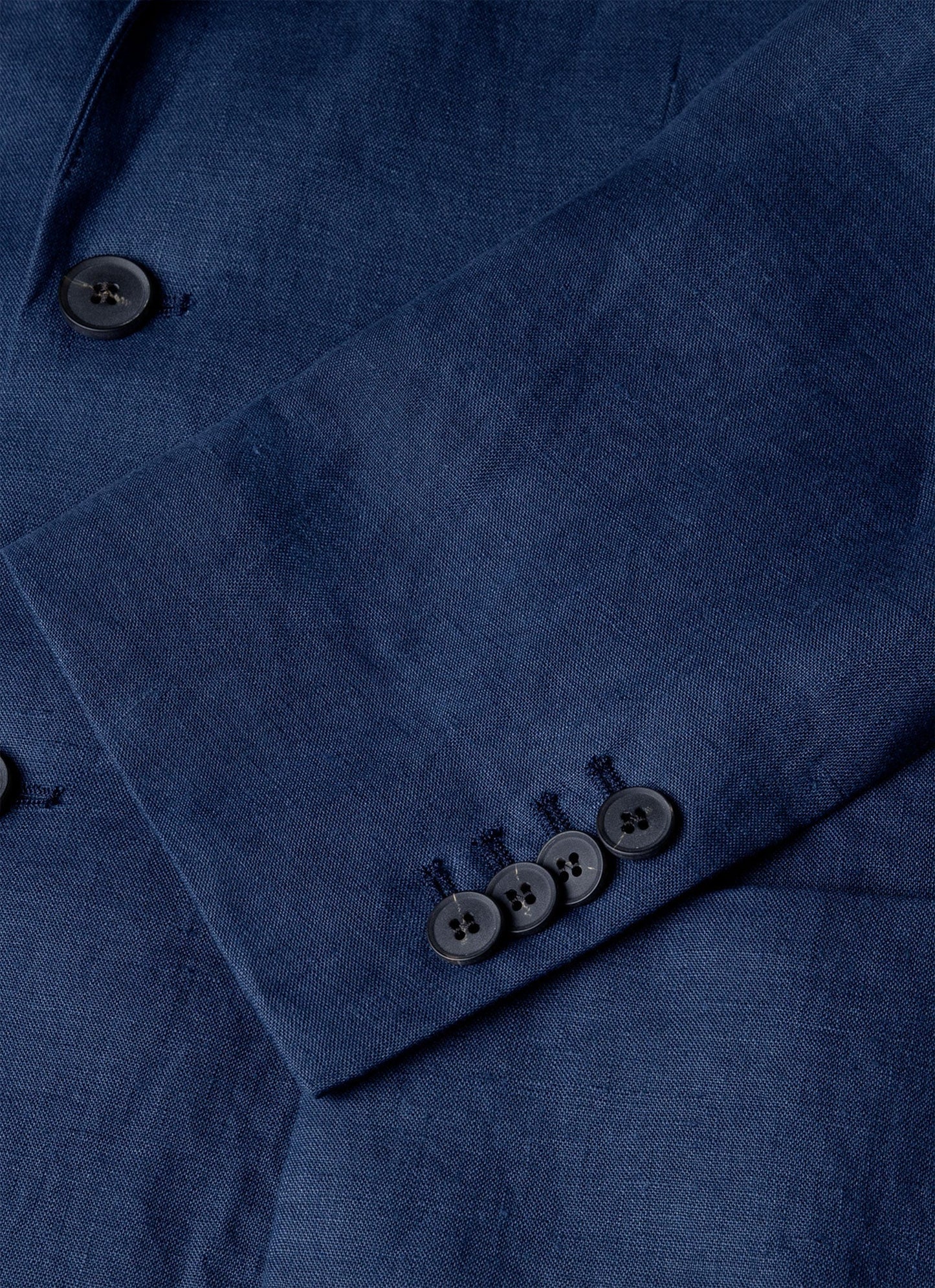 Mens Linen Blazer In Light Navy Mjac7186 Buaf