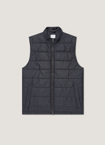 Mens Insulated Gilet In Navy Mjac7193 Buaa