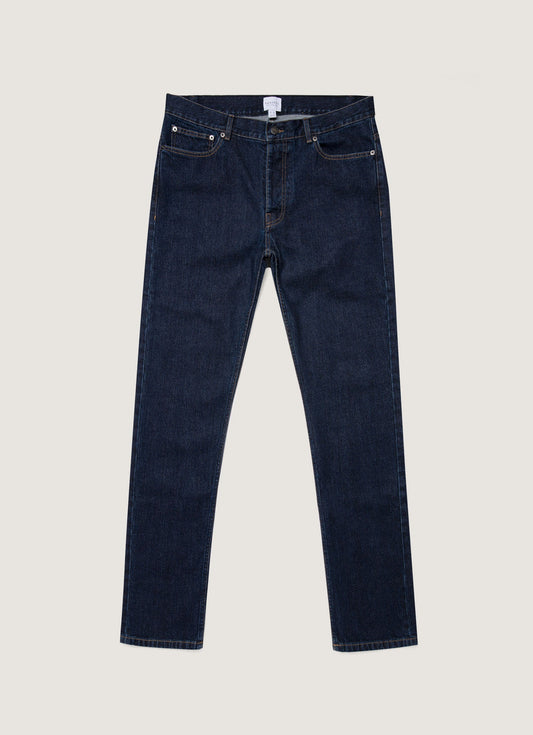 Mens Slim Fit Jean Denim Rinse Wash
