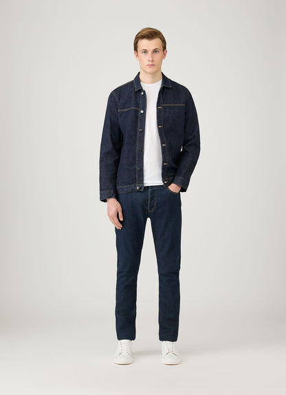 Mens Slim Fit Jean Denim Rinse Wash