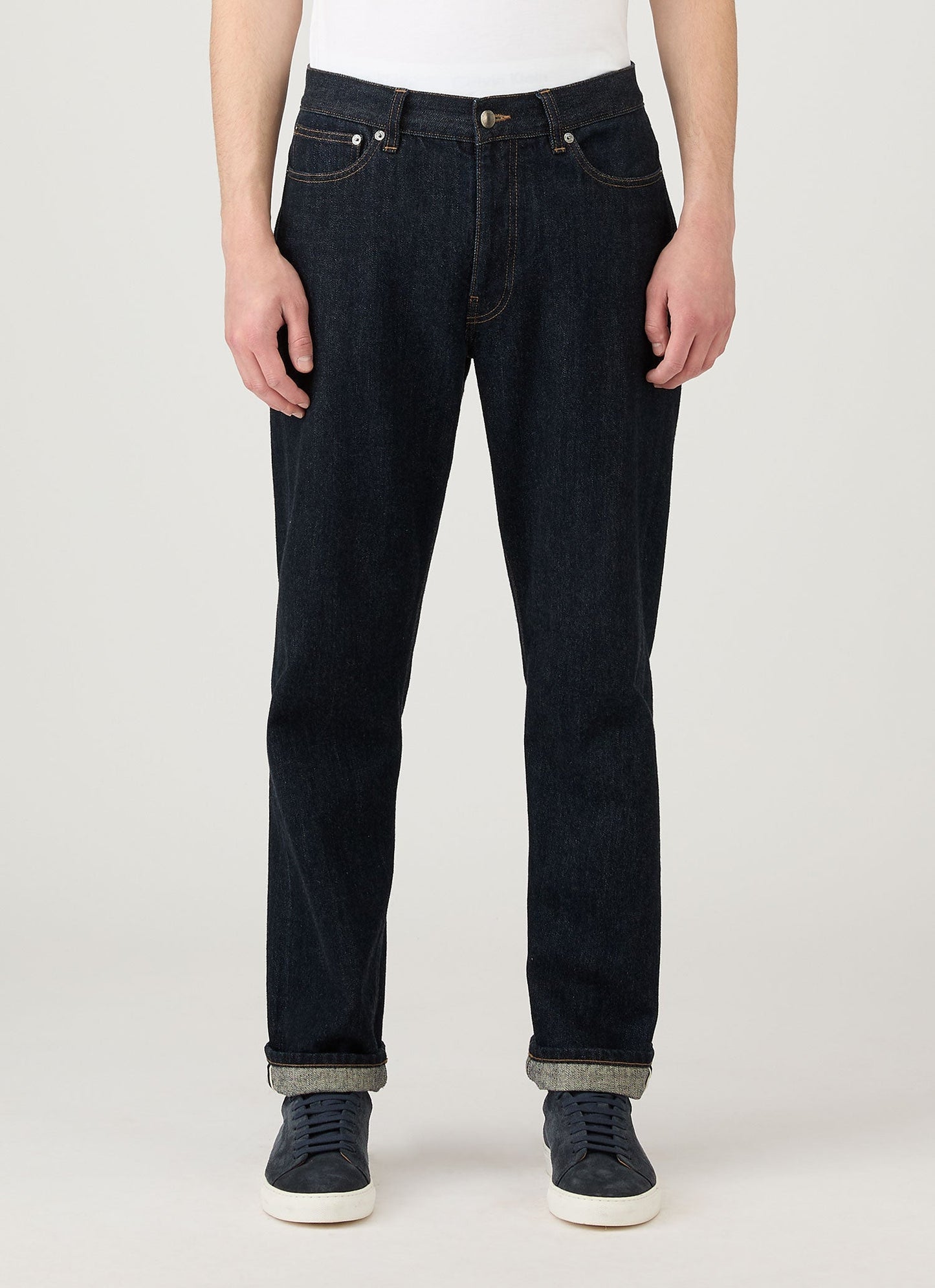 Men S Japanese Selvedge Jean In Dark Rinse Selvedge Denim Mjea3906 Busv