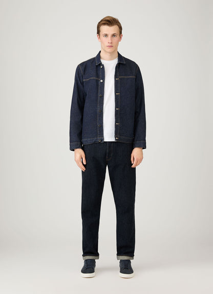 Men S Japanese Selvedge Jean In Dark Rinse Selvedge Denim Mjea3906 Busv