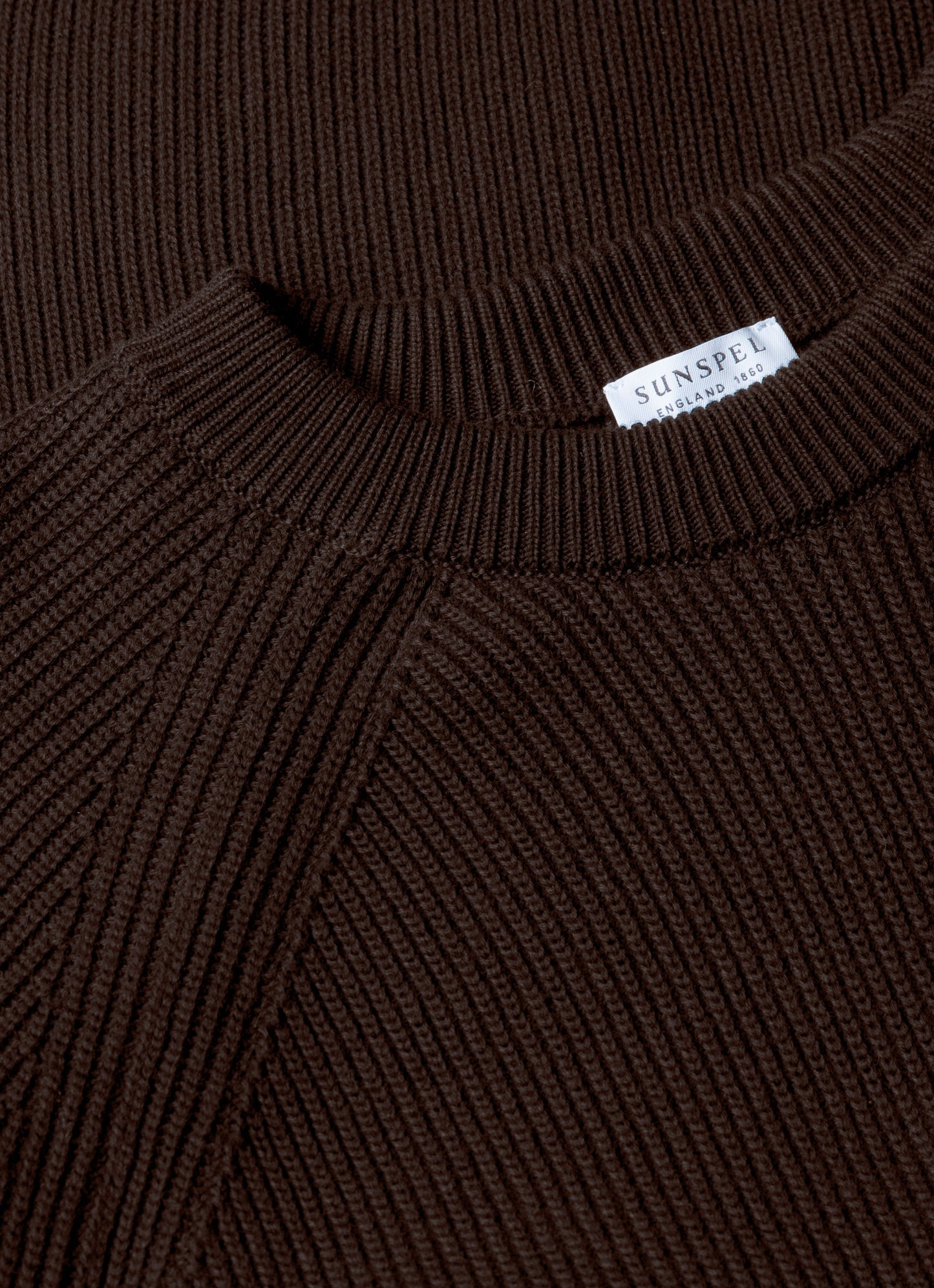 Mens Ribbed Jumper In Truffle Mjum8288 Brgd