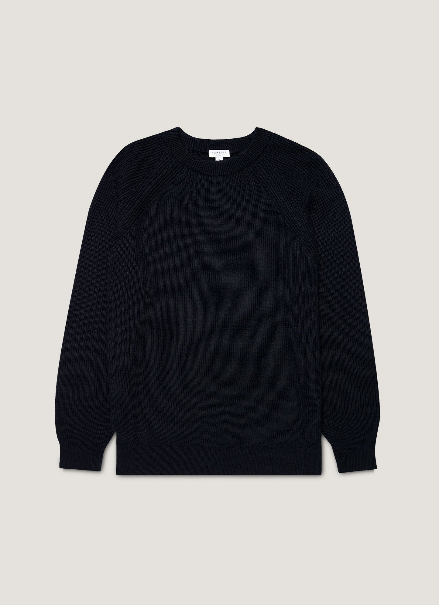 Mens Ribbed Jumper In Navy Mjum8288 Buaa