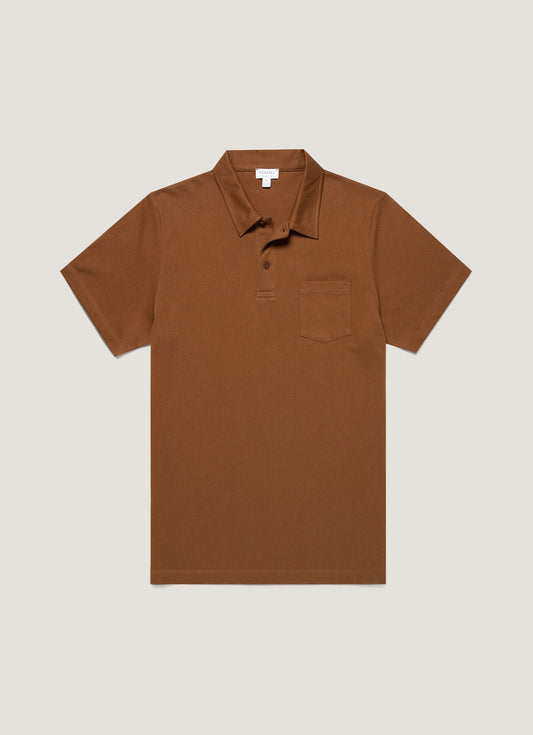 Mens Riviera Polo Shirt In Bronze Mpol1026 Brgu