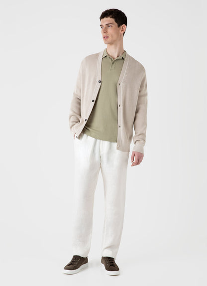 Mens Riviera Polo Shirt In Pale Khaki Mpol1026 Gngz