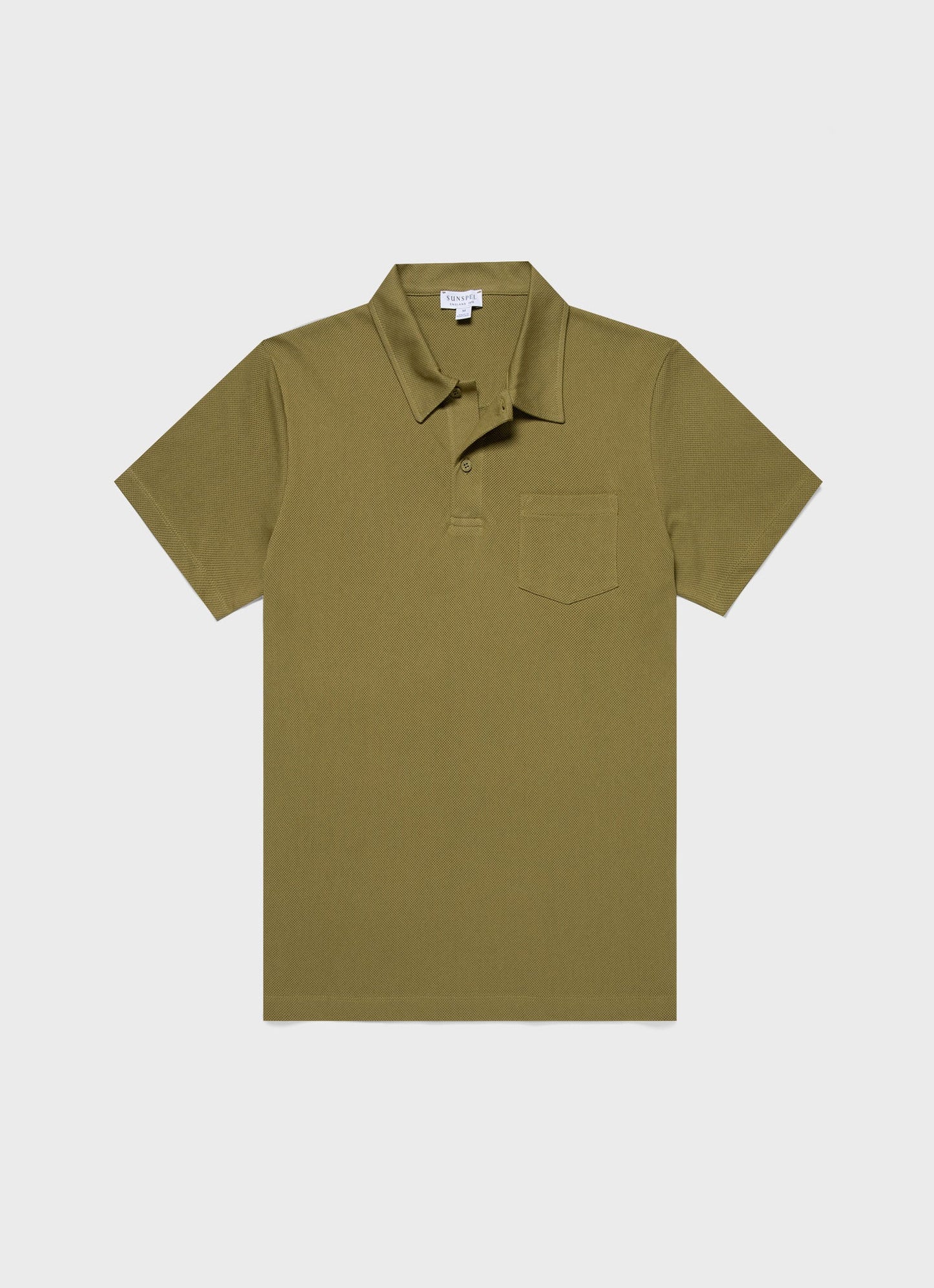 Mens Riviera Polo Shirt In Matcha Green Mpol1026 Gnif