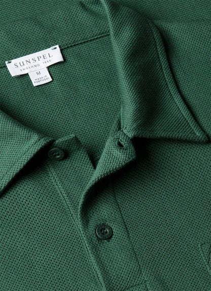 Mens Riviera Polo Shirt In Forest Mpol1026 Gnjd
