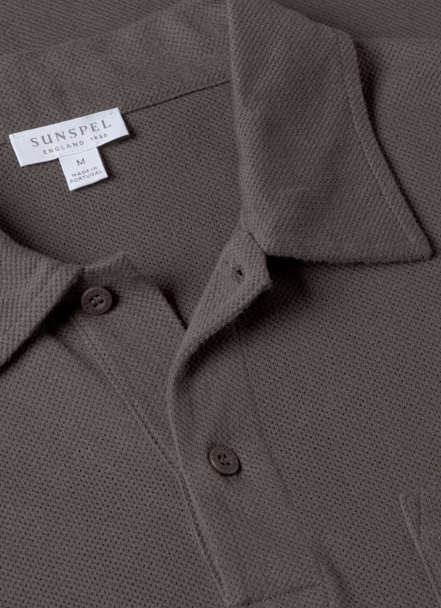 Mens Short Sleeve Riviera Polo Charcoal Mpol1026