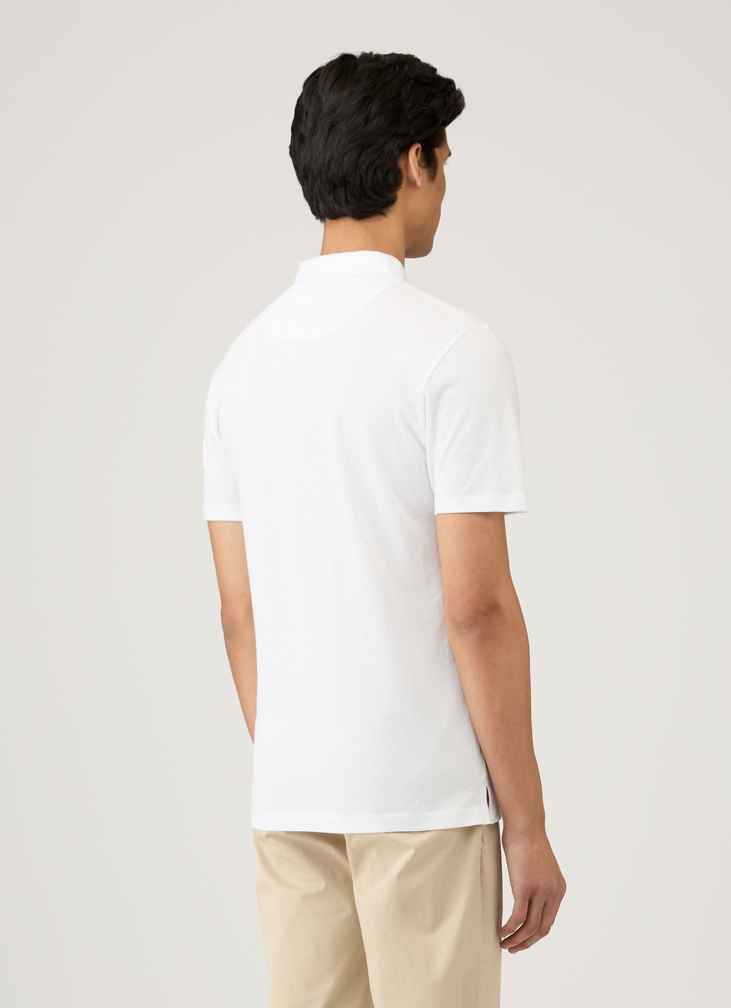 Mens Cotton Riviera Polo Shirt White Mpol1026