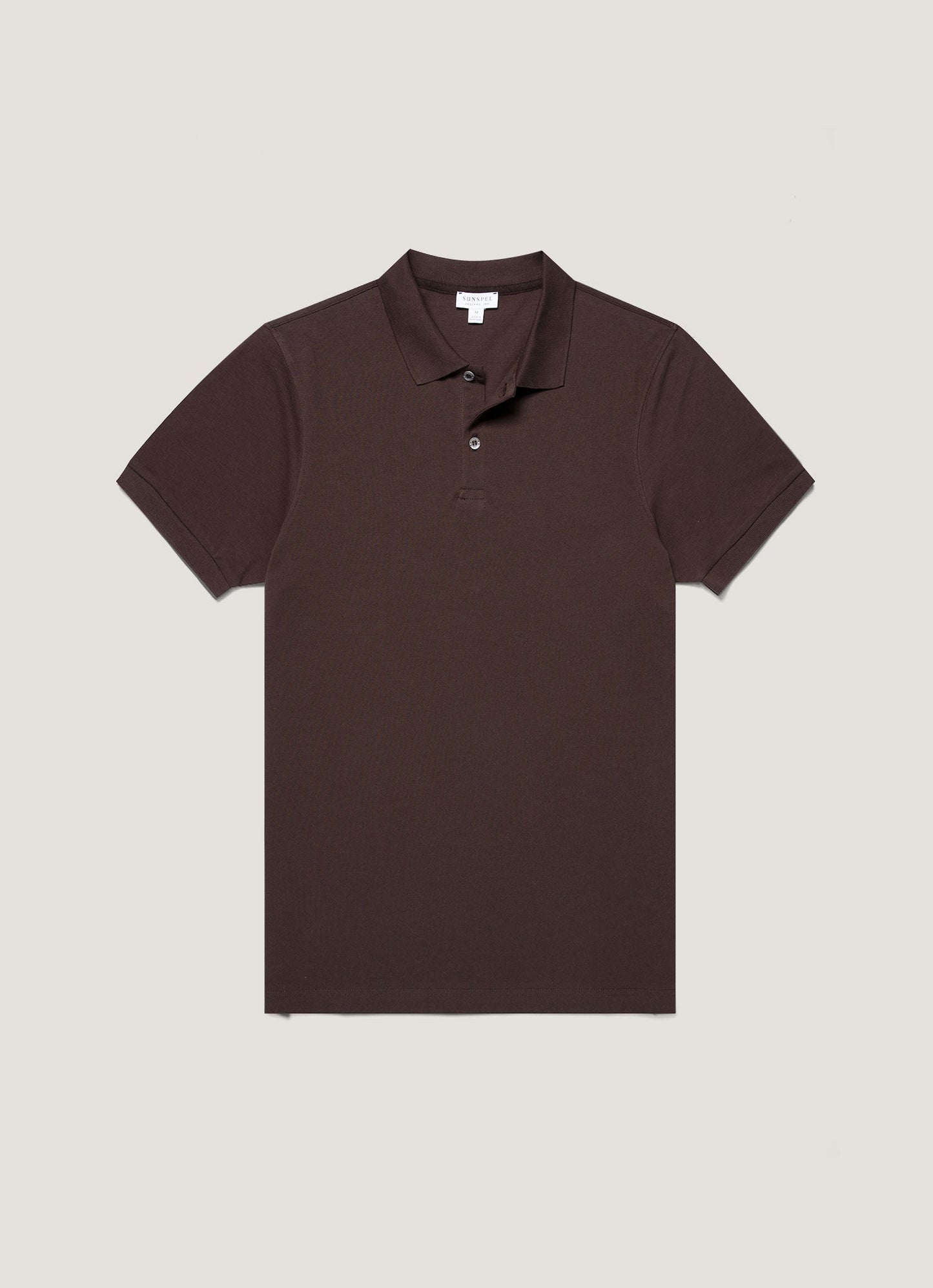 Mens Pique Polo Shirt In Dark Chocolate Mpol1028 Brgs