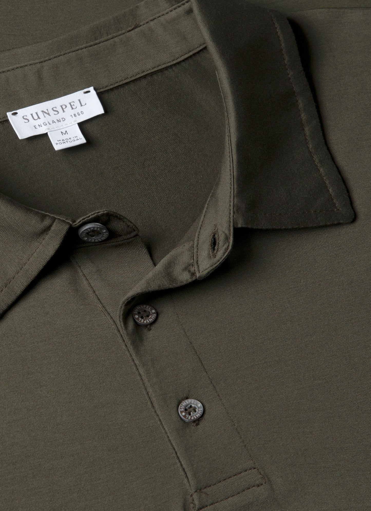 Men's Classic Jersey Polo Shirt in Dark Green