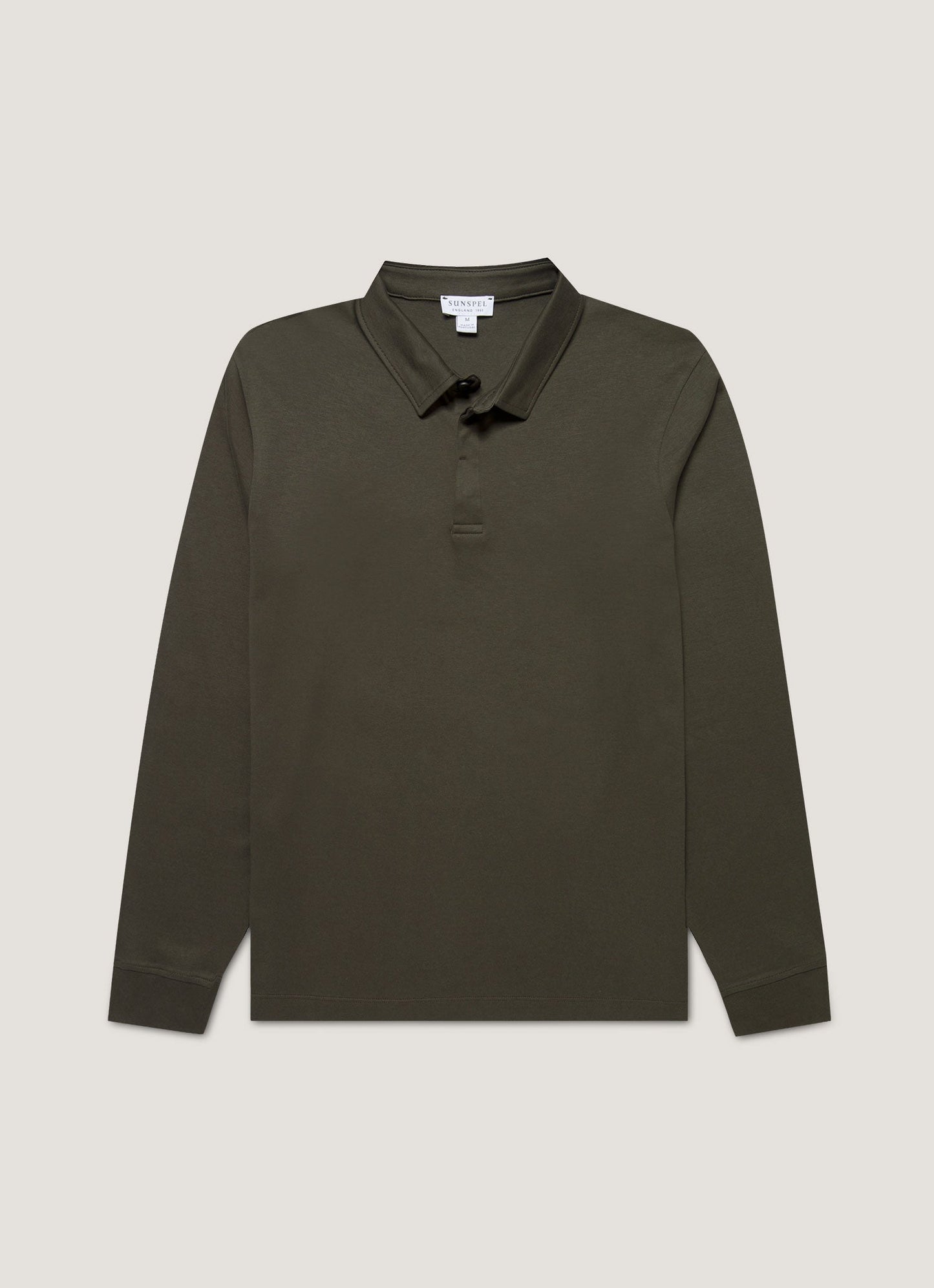 Mens Heavyweight Rugby Polo Shirt In Dark Green Mpol1066 Gnin