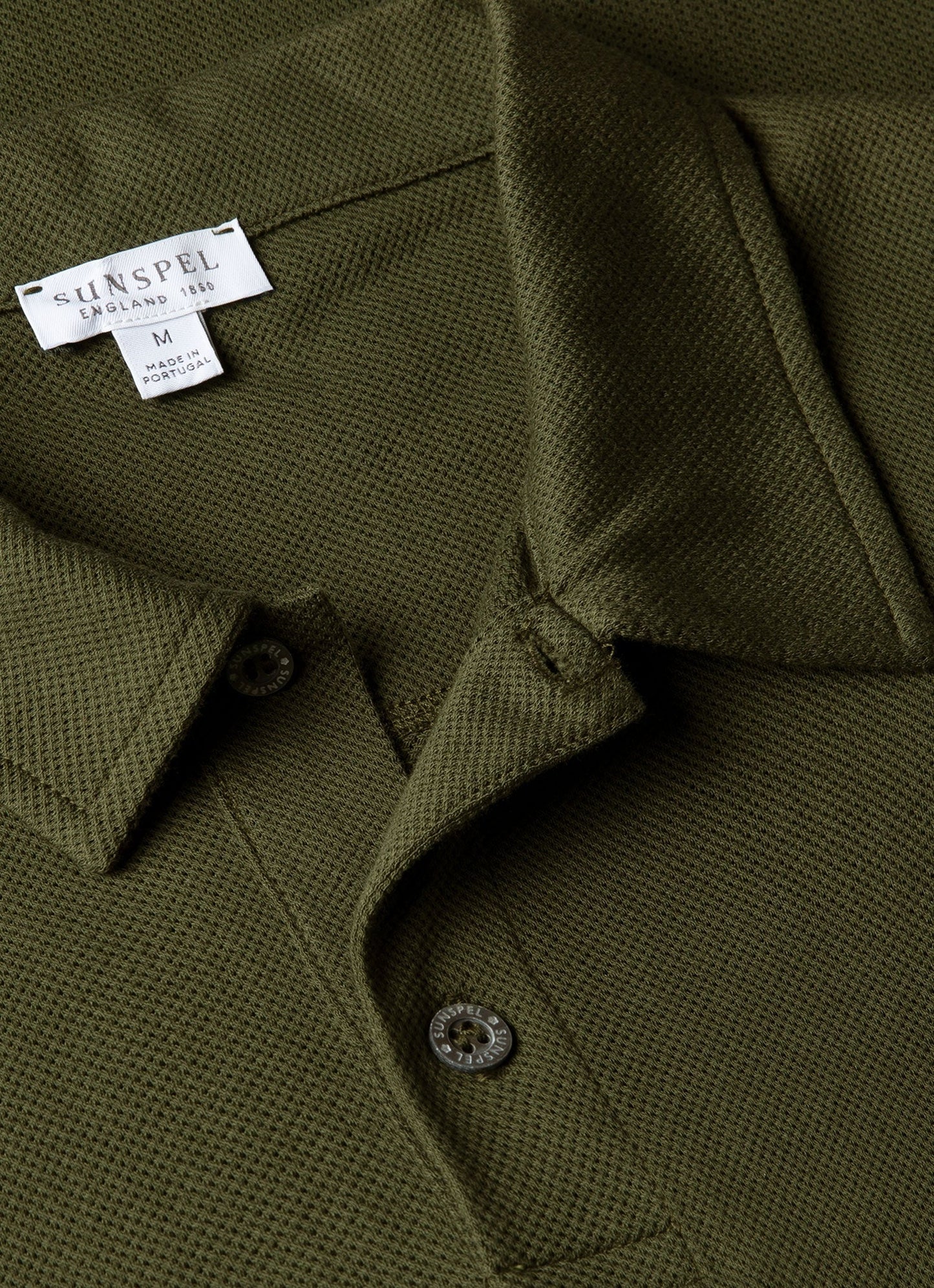 Mens Regular Fit Riviera Polo Shirt In Deep Olive Mpol1076 Gniz