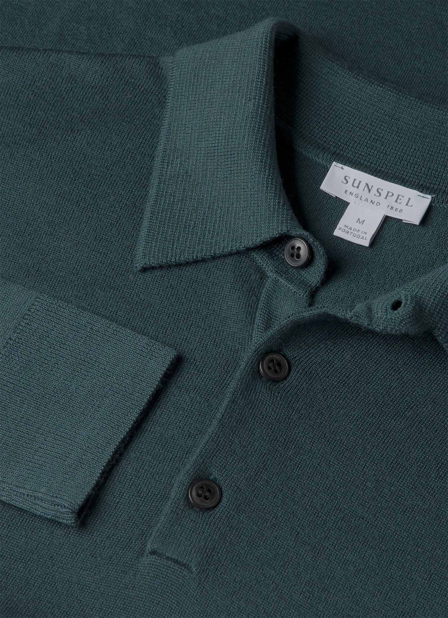Mens Extrafine Merino Polo Shirt In Dark Petrol Mpol8092 Gnit