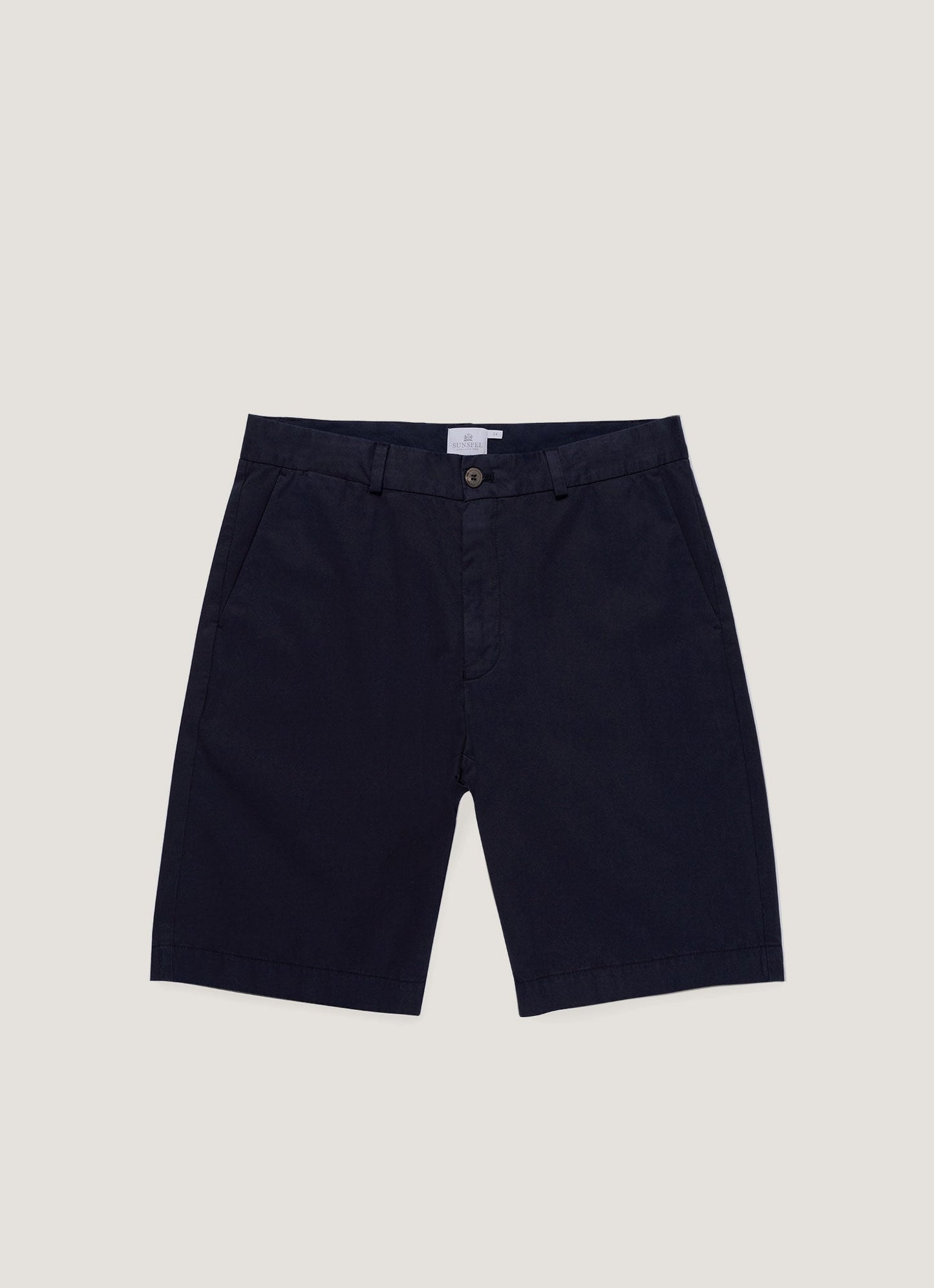 Mens Stretch Cotton Twill Chino Shorts Navy Mshr3504