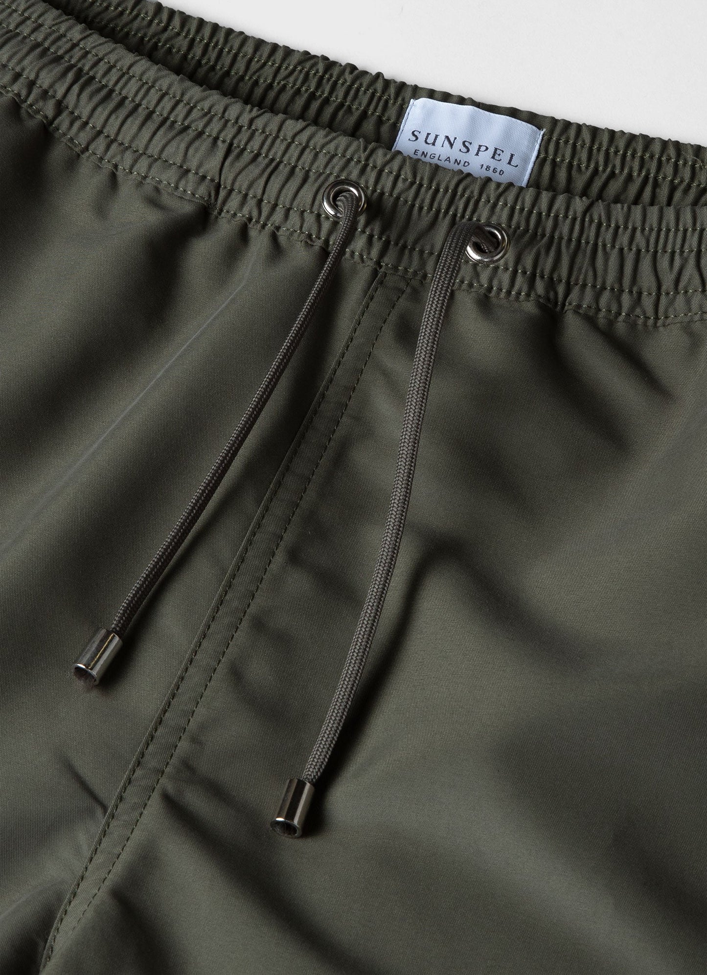 Mens Drawstring Swim Shorts In Hunter Green Mshr3705 Gngc
