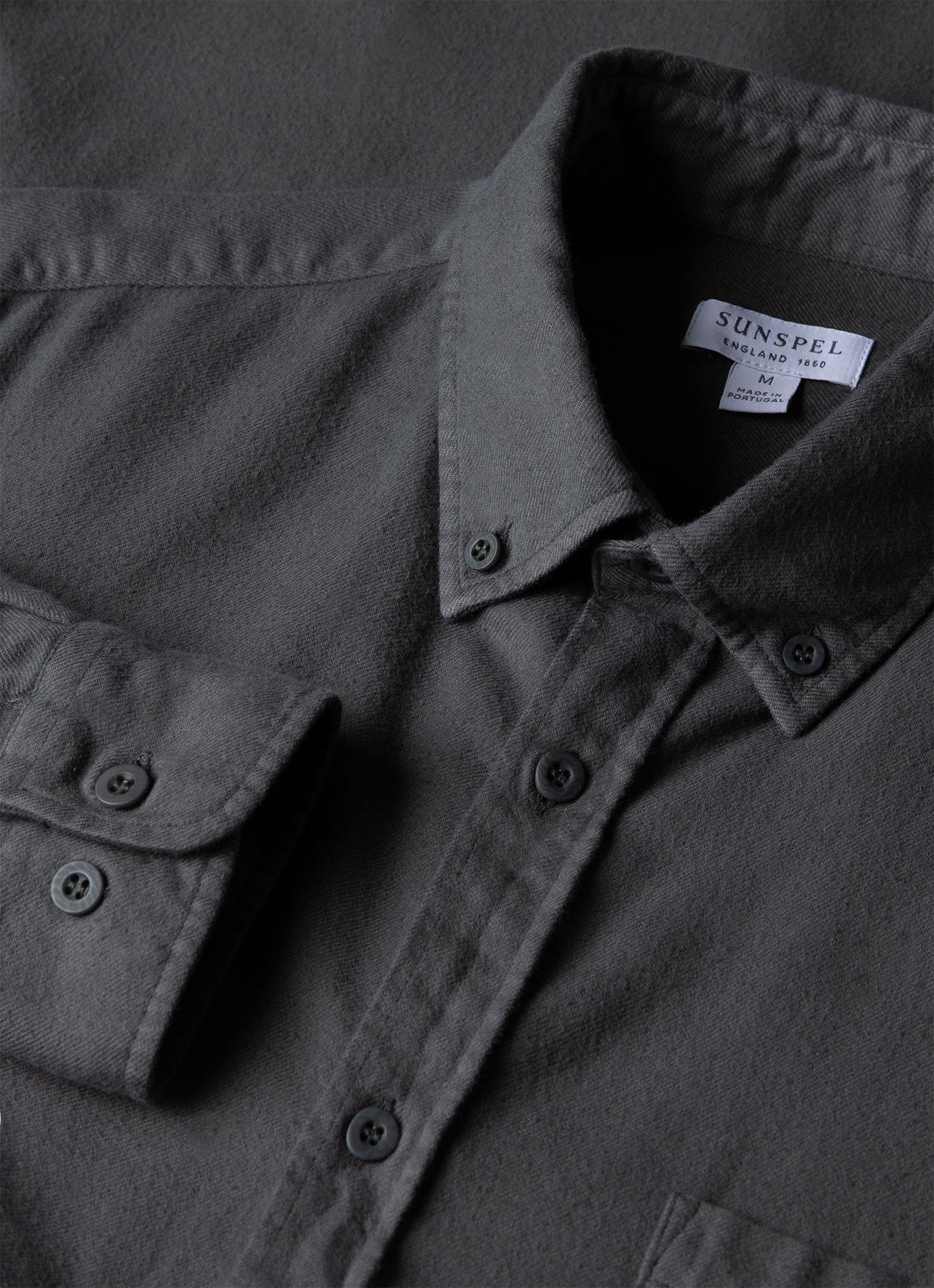 Mens Button Down Flannel Shirt In Drill Green Msht2074 Gnhv