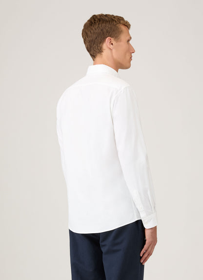 Mens Oxford Shirt In White Msht2127 Whaa