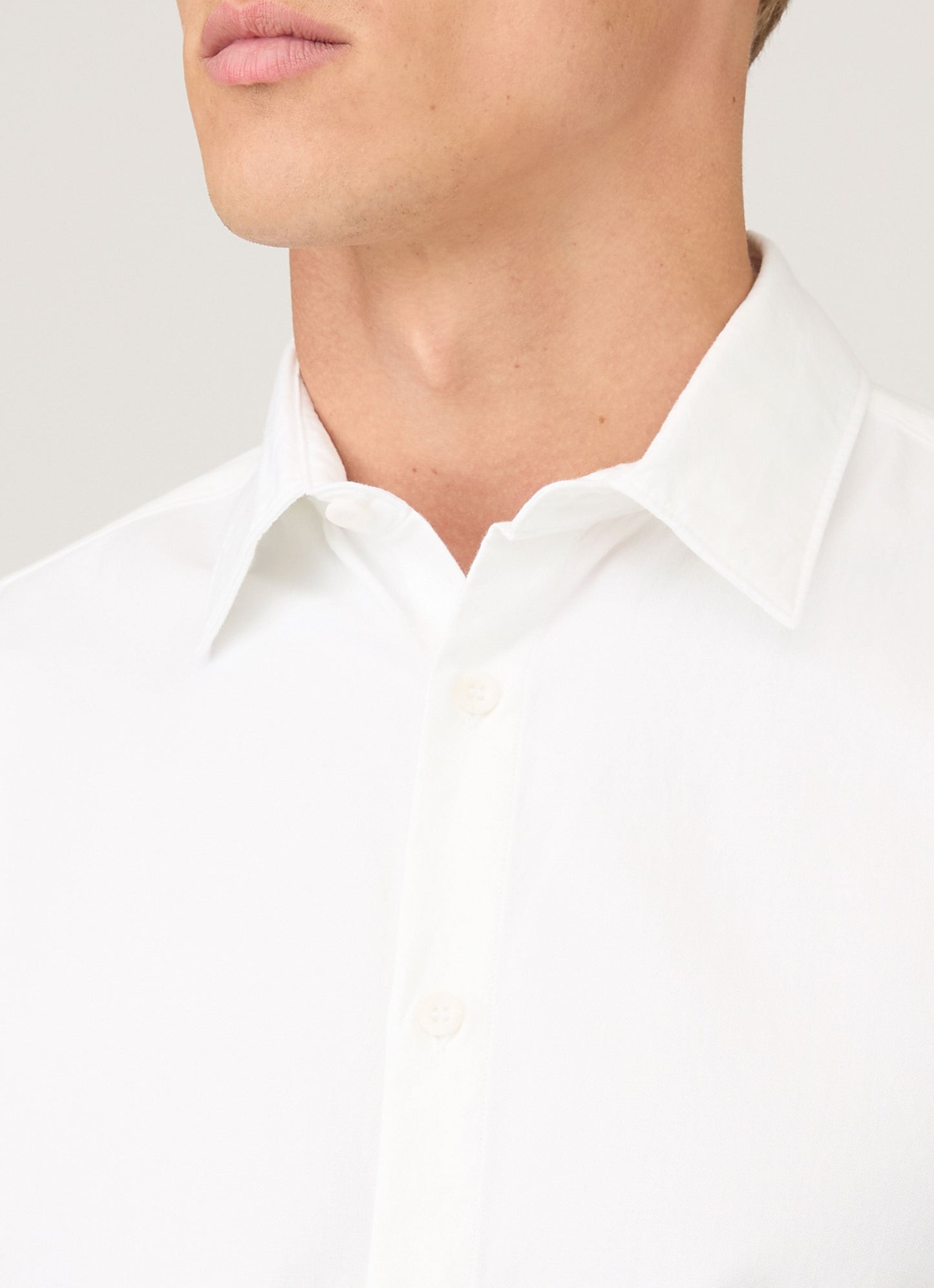 Mens Oxford Shirt In White Msht2127 Whaa