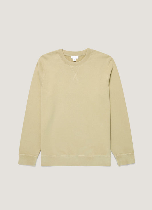 Mens Loopback Sweatshirt In Pistachio Mswe1516 Gnix
