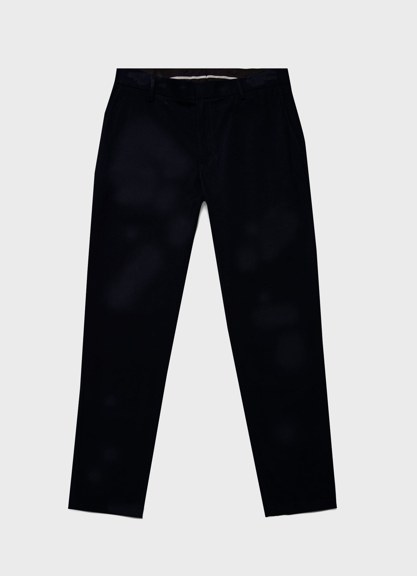 Mens Brushed Cotton Wool Trouser In Navy Mtrs3095 Buaa