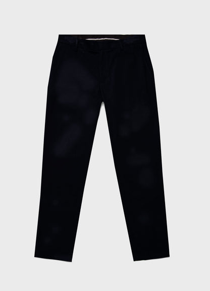 Mens Brushed Cotton Wool Trouser In Navy Mtrs3095 Buaa
