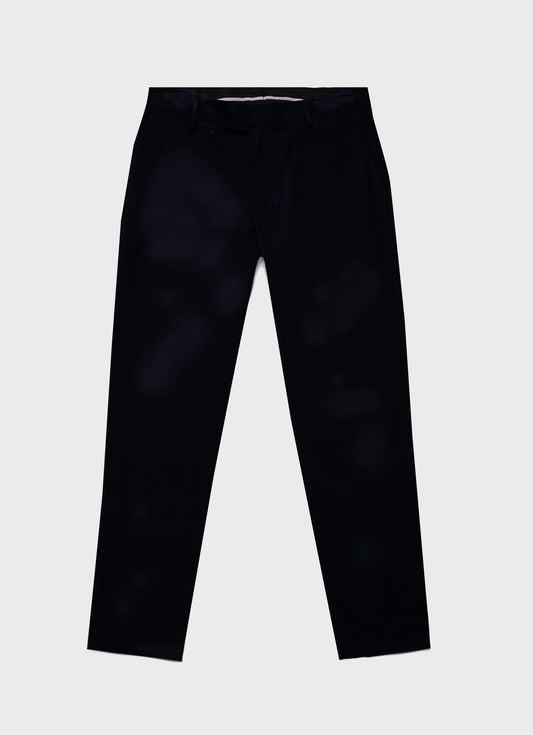 Mens Brushed Cotton Wool Trouser In Navy Mtrs3095 Buaa