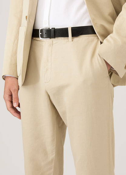 Mens Cotton Linen Trouser In Hazelwood Mtrs3136 Brgt