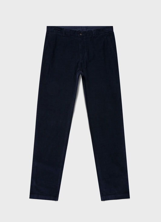 Mens Fine Corduroy Trouser In Navy Mtrs3110 Buaa