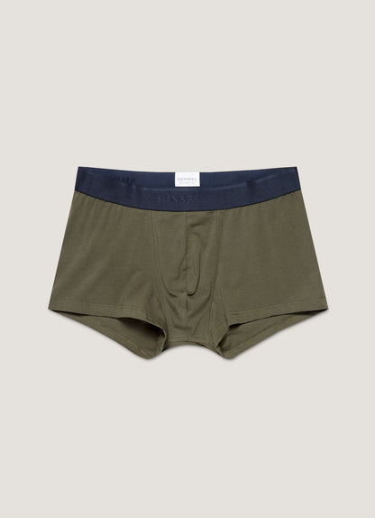 Mens Stretch Cotton Trunks In Khaki Mtru4615 Gngy