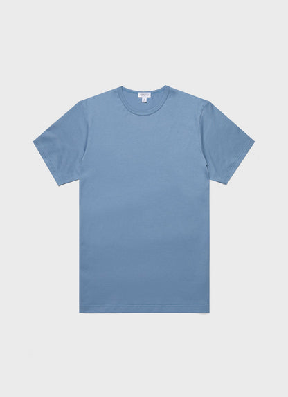 Mens Classic Tshirt In Como Blue Mtsh0001 Buvp